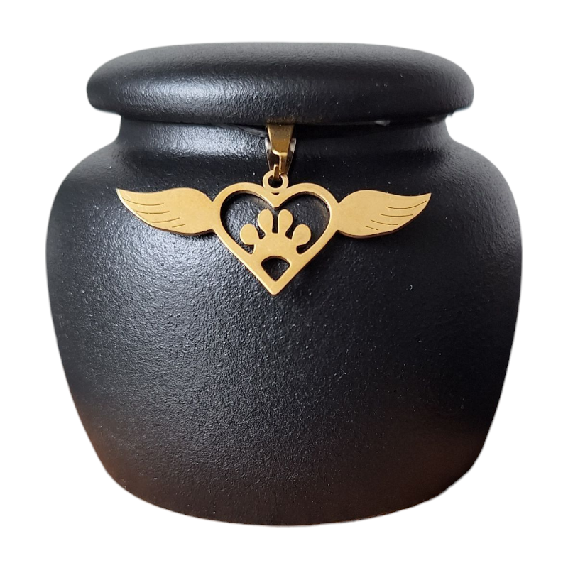 Miniurne mit Erinnerungsanhängern - 100 ml