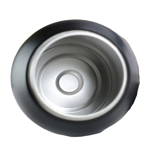 Katten urn - Honden urn - 500 ML - Hart met Pootafdrukje - RVS - Zwart - De laatste aai - Moderne urn - Crematie urn - As urn - Huisdieren urn - Urn voor kat- Urn voor hond - Grote urn