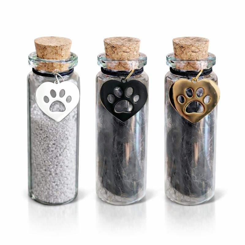 Gedenkflasche – Gold, Silber und Schwarz