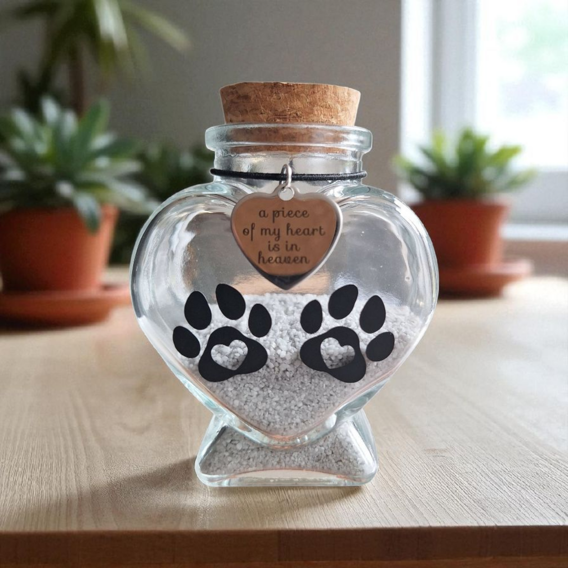 Memorial Flesje - A piece of my heart is in heaven