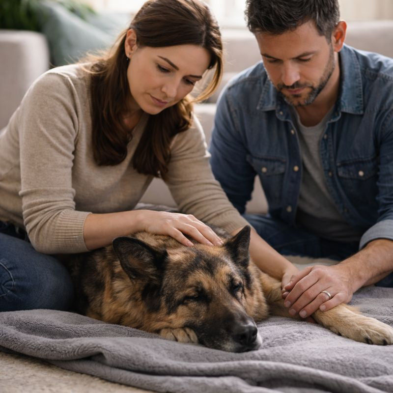 Mijn huisdier wordt ingeslapen: waar moet ik aan denken bij het afscheid?