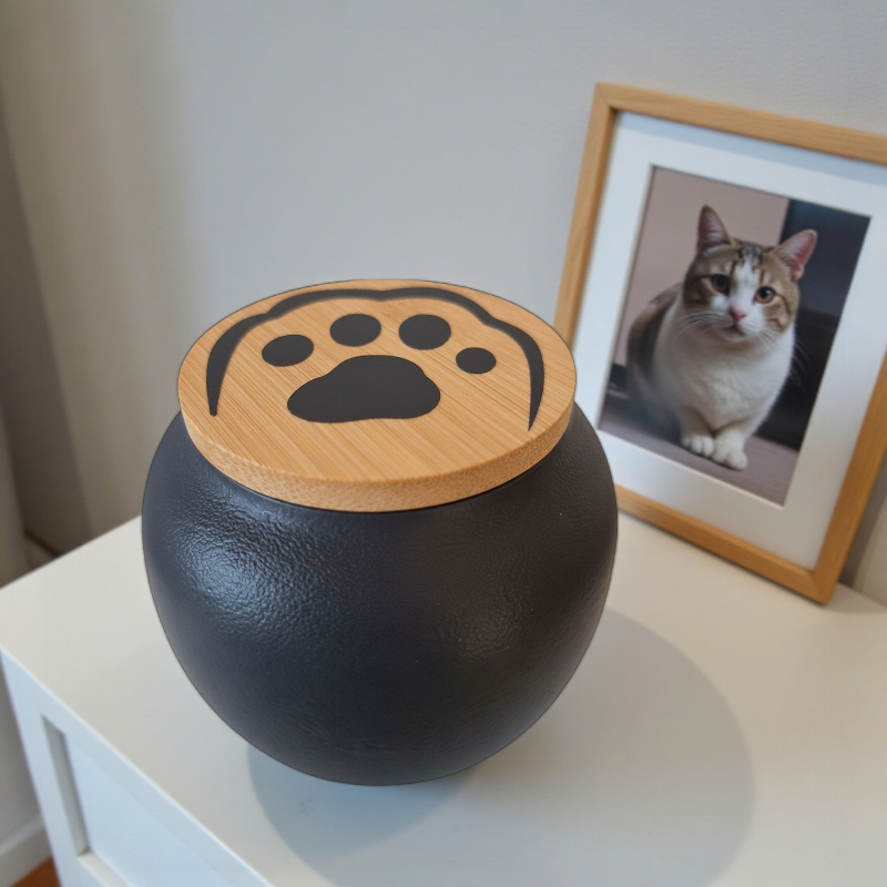 Urn Kat - 150 ML - Zwart