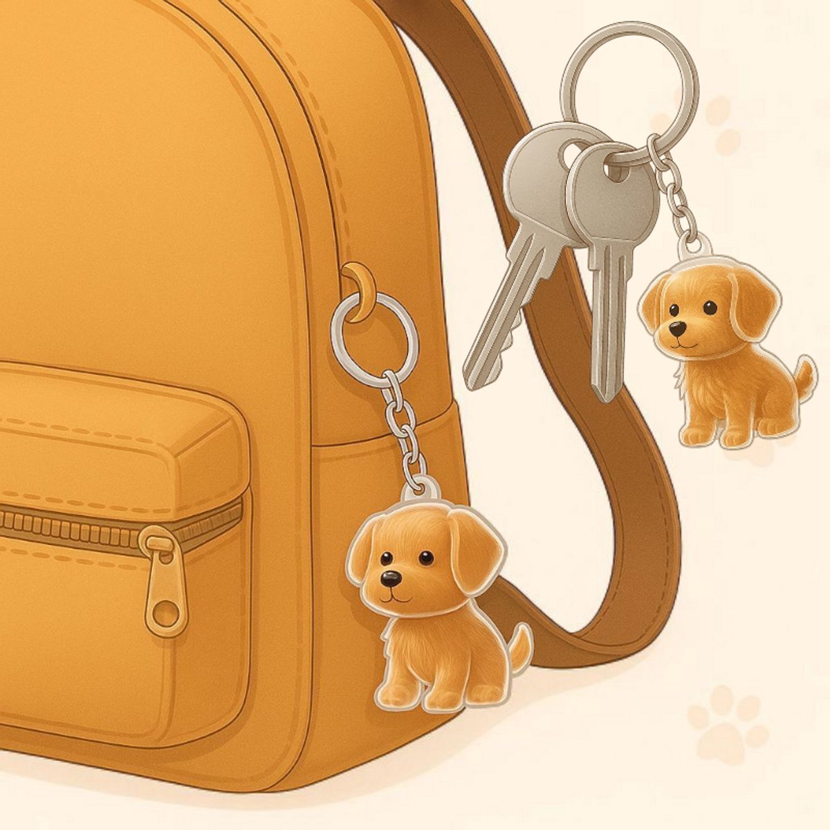 Gedenksleutelhanger Hond – Voor plukje vacht of een kleine hoeveelheid as - Aandenken Huisdier - Herinneringssleutelhanger Hond – Gedenkhanger Hond – Stevig Kunststof – Voor Vacht, As of Aandenken Hond
