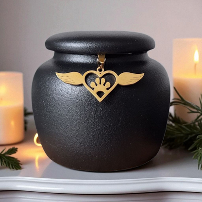 Miniurne mit Erinnerungsanhängern - 100 ml