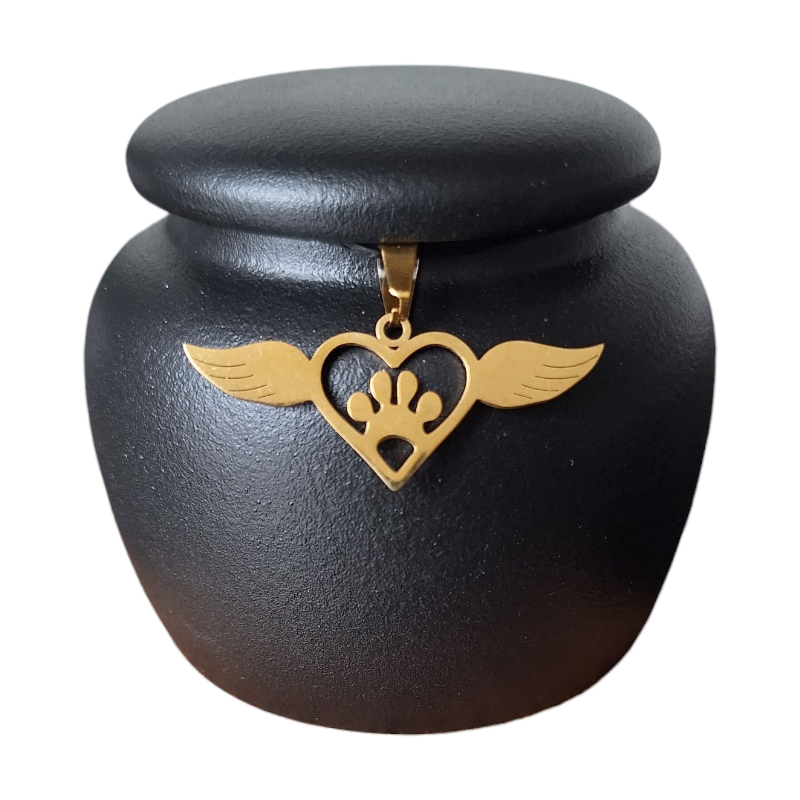 Miniurne mit Erinnerungsanhängern - 100 ml