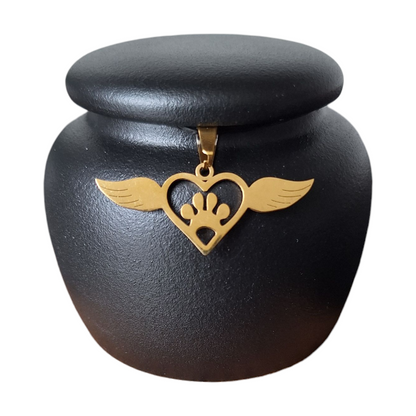 Miniurne mit Erinnerungsanhängern - 100 ml