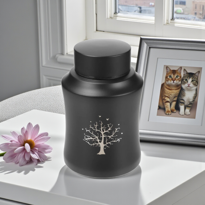 Urn hond - 250 ML - Zwart - Levensboom