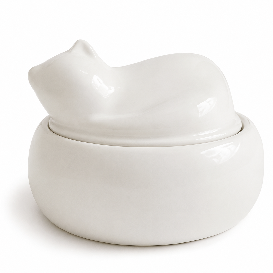 Katten urn - Wit - 400 ML