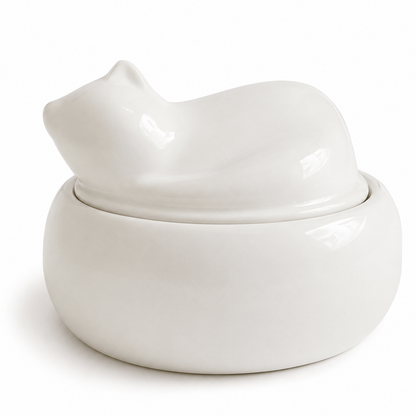 Katten urn - Wit - 400 ML
