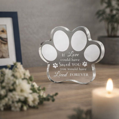 Herdenkingsbeeld voor huisdier - Pootje