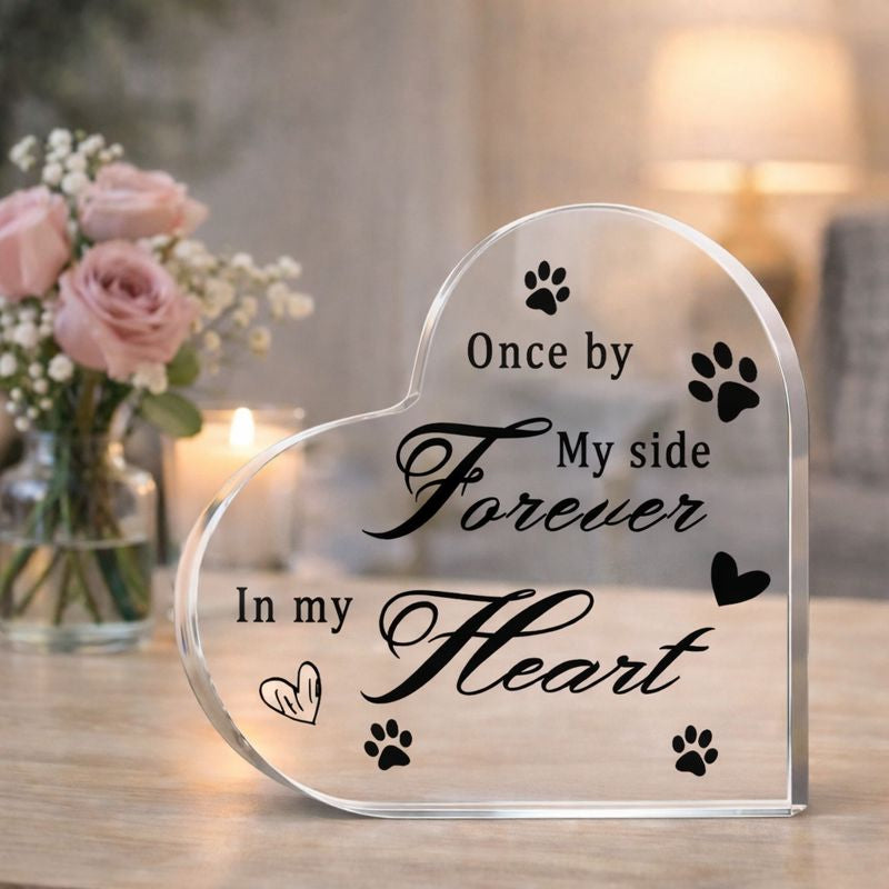 Herdenkingsbeeld voor huisdier - Once by my side