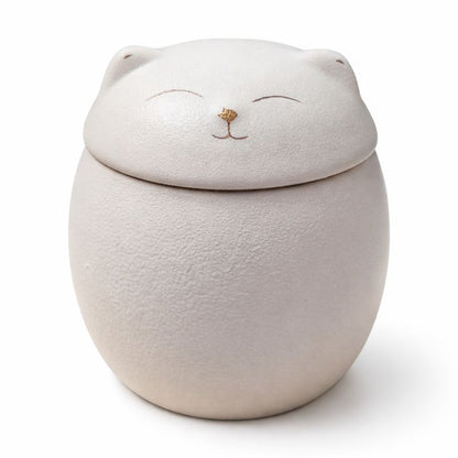 witte katten mini urn