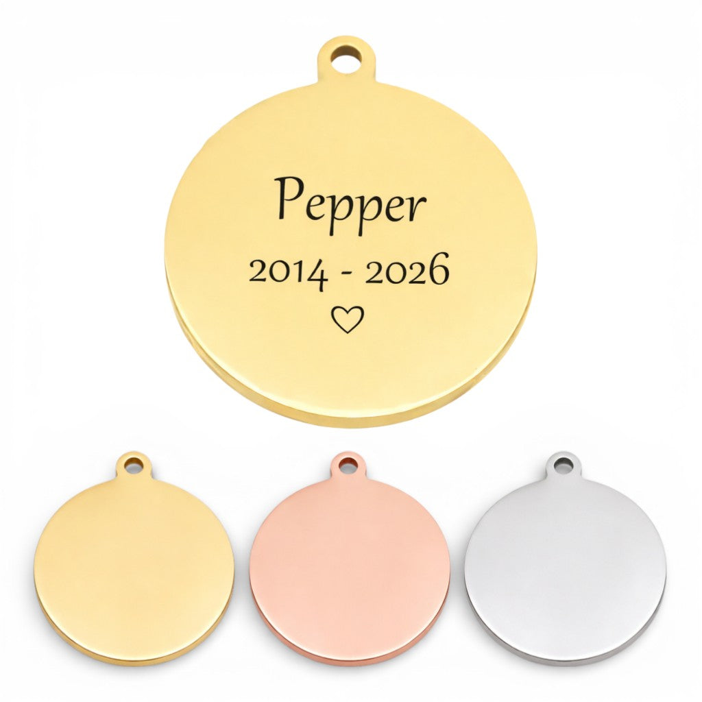 Anhänger mit Gravur – 2 cm