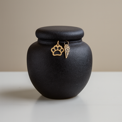 Miniurne mit Erinnerungsanhängern - 100 ml