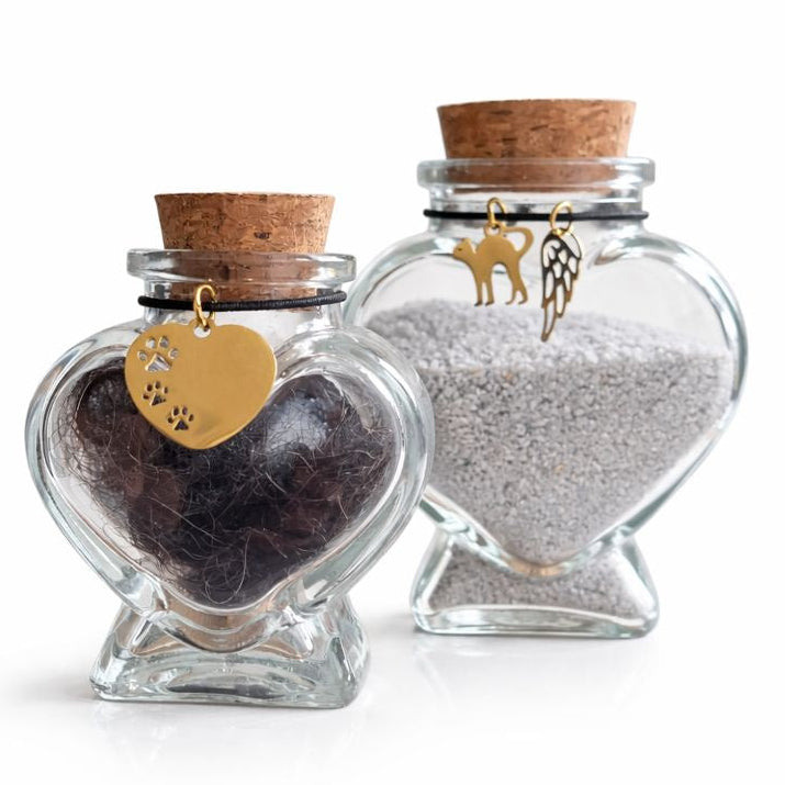 Gedenkflaschen – 2er-Set – Katze