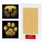Tintenloses Pfoten- oder Nasenabdruckset – Gold