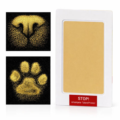 Tintenloses Pfoten- oder Nasenabdruckset – Gold