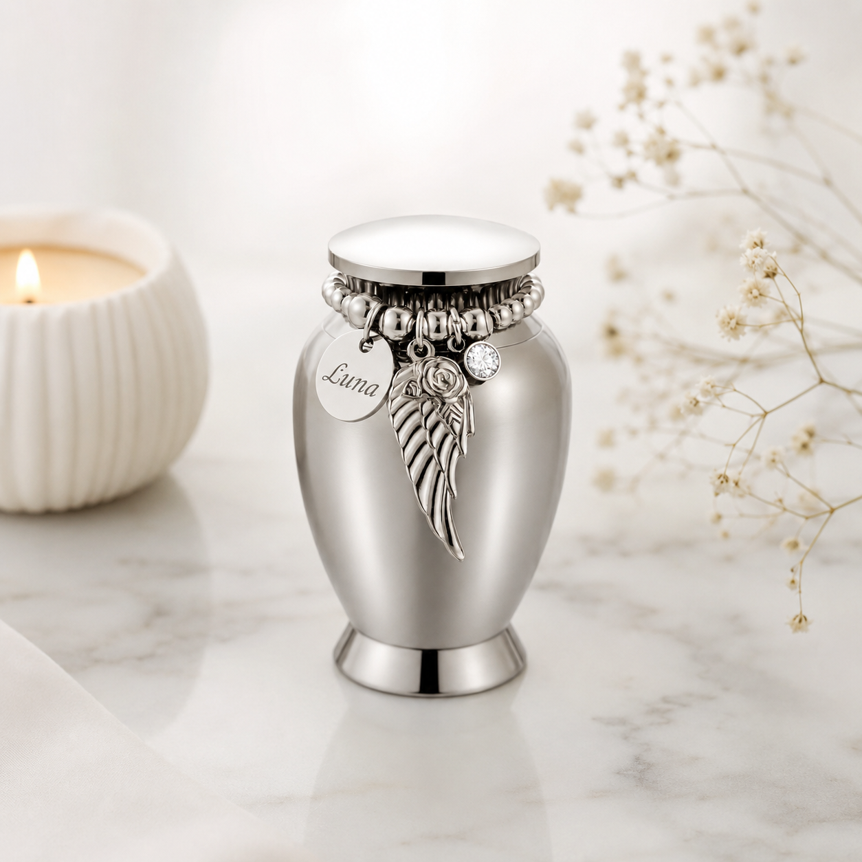 Mini-Urne - Edelstahl - 55 ML