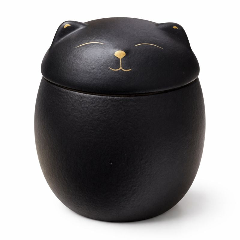 zwart  - kat -  mini urn