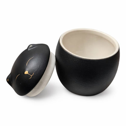 katten mini urn - Zwart