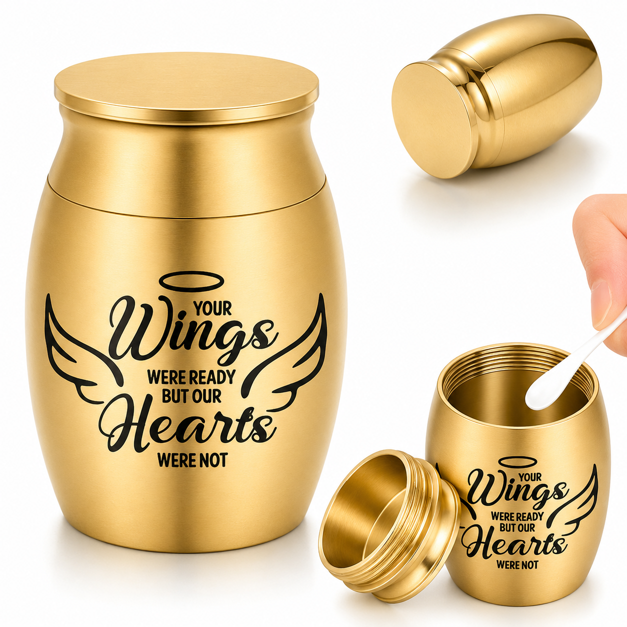 Mini-Urne – Edelstahl – 25 ml