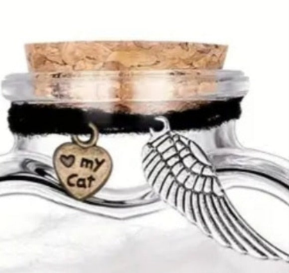 Gedenkflasche - Katze