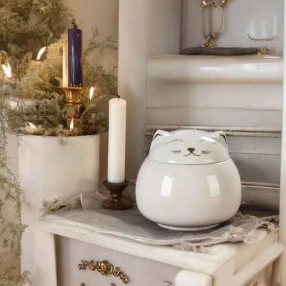 Mini urn voor kat - Wit