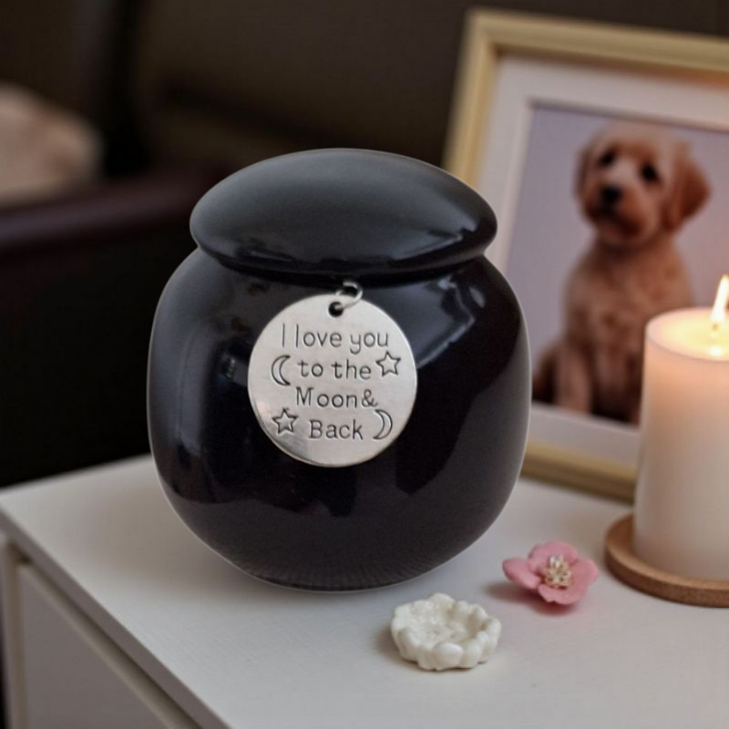 Mini urn met keepsake hangertje – een liefdevolle herinnering aan jouw huisdier
