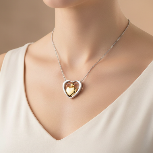 Ashanger Hart - Goud/Zilverkleur