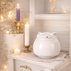 witte katten mini urn