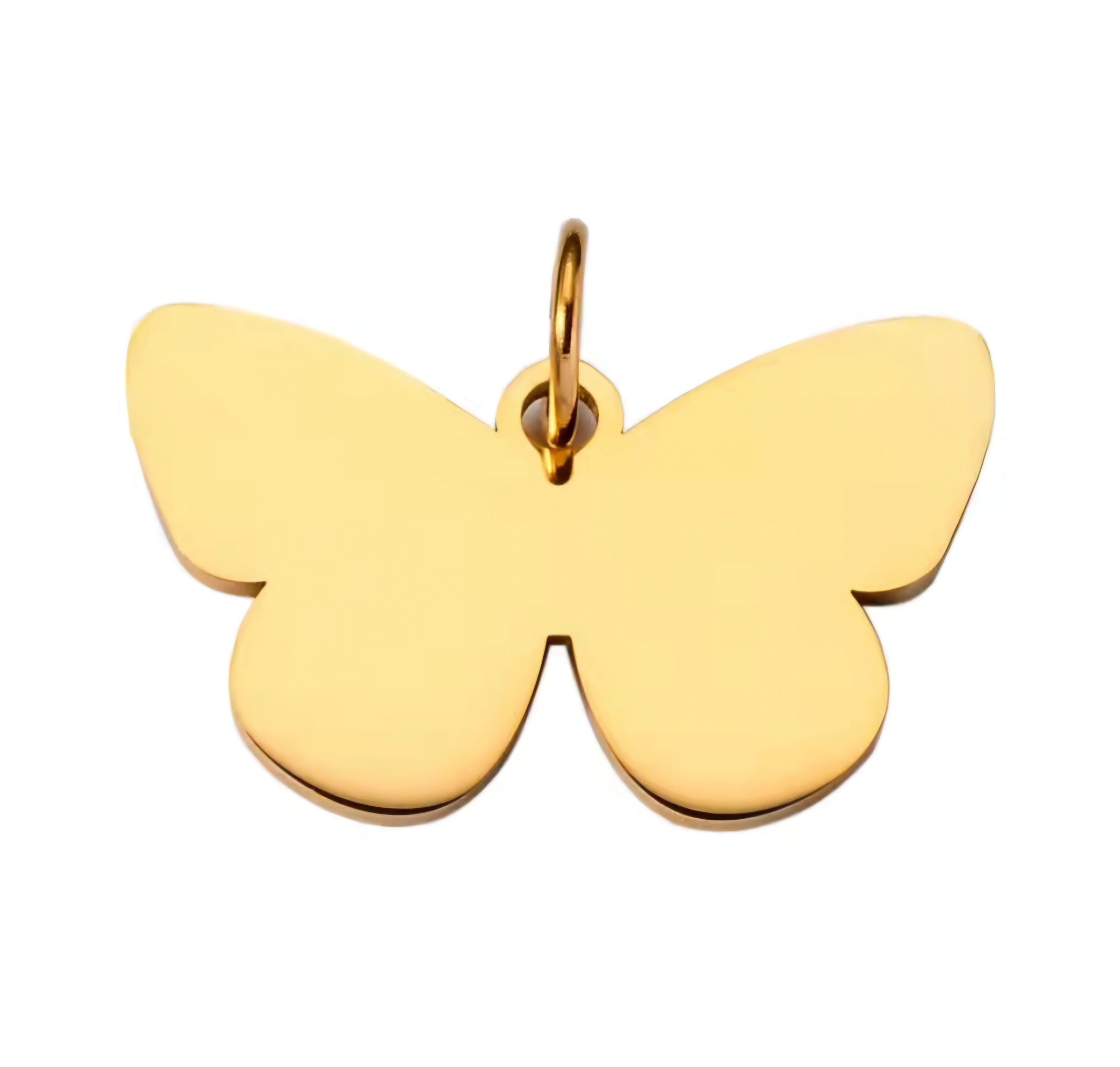 Anhänger mit Gravur - Schmetterling