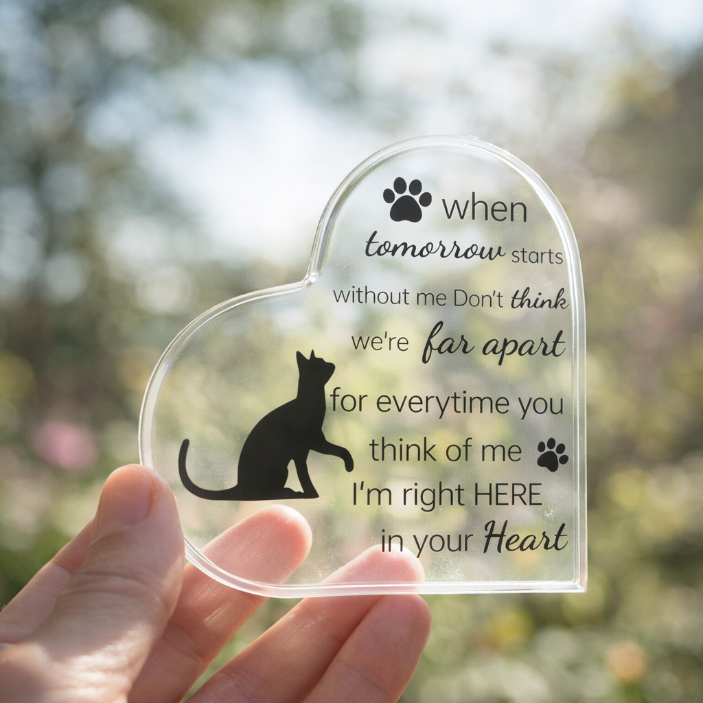 Gedenkstatue – Katze – Wenn der morgige Tag beginnt