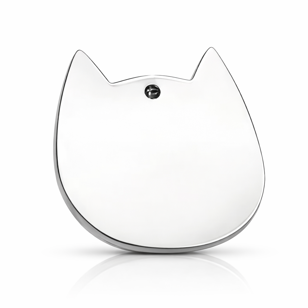 Gedenkflasche – Katze – gravierter Anhänger