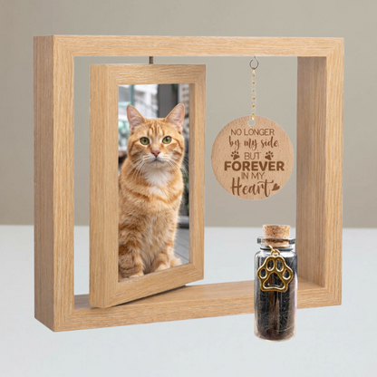 Herdenkingsfotolijst met Asbuisje - Kat