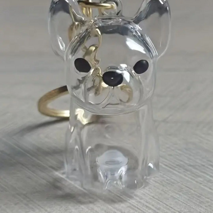 Gedenksleutelhanger Hond – Voor plukje vacht of een kleine hoeveelheid as - Aandenken Huisdier - Herinneringssleutelhanger Hond – Gedenkhanger Hond – Stevig Kunststof – Voor Vacht, As of Aandenken Hond
