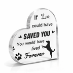 Herdenkingsbeeld - Hond - If love could