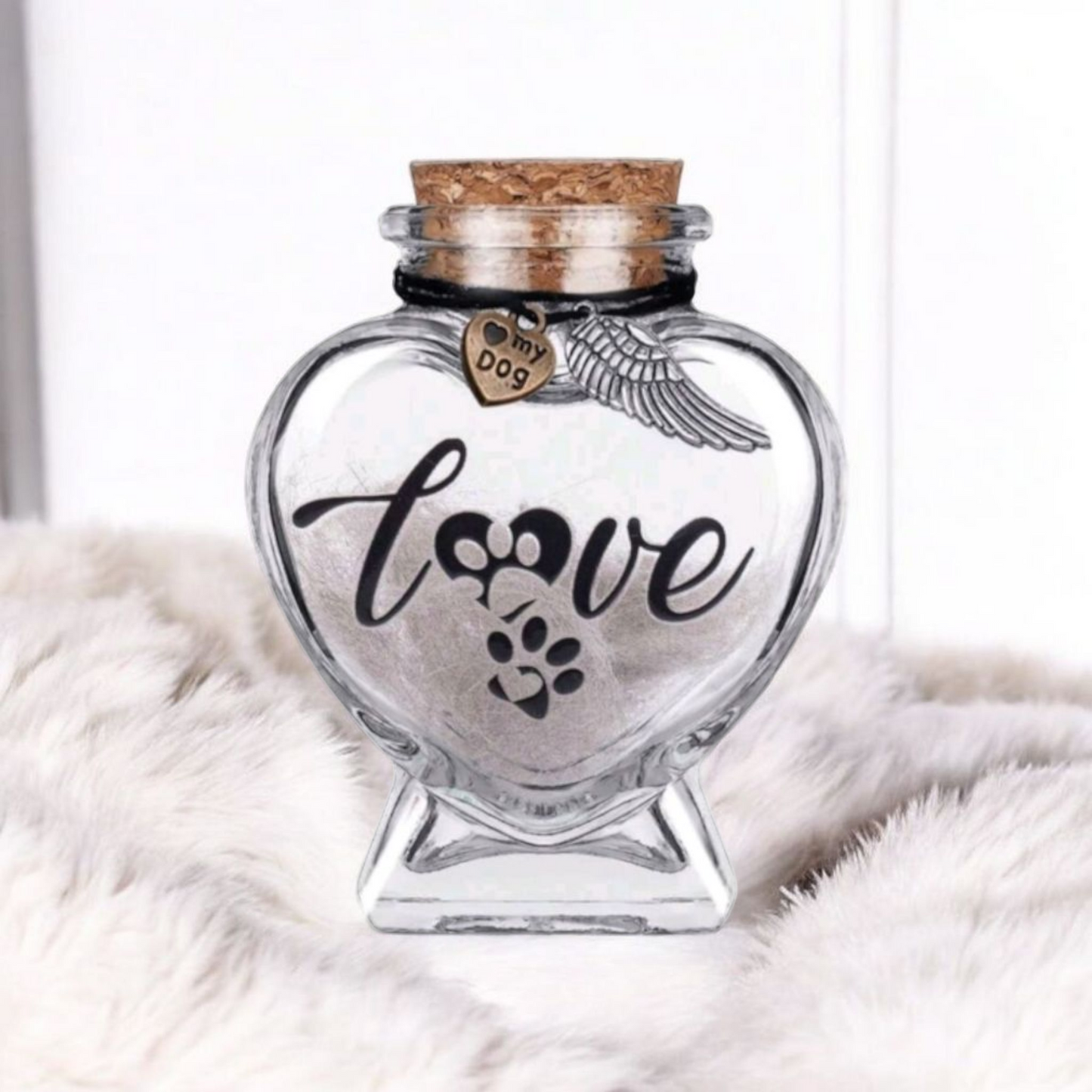 Gedenkflasche - Liebe - Katze