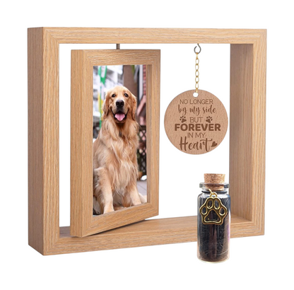 Herdenkingsfotolijst met Asbuisje - Hond