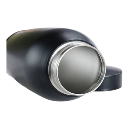 Binnenkant van een rvs urn