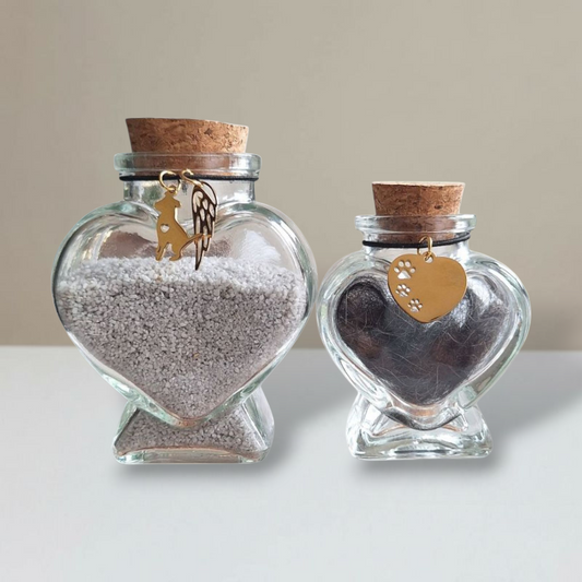 Gedenkflaschen - 2er Set - Hund