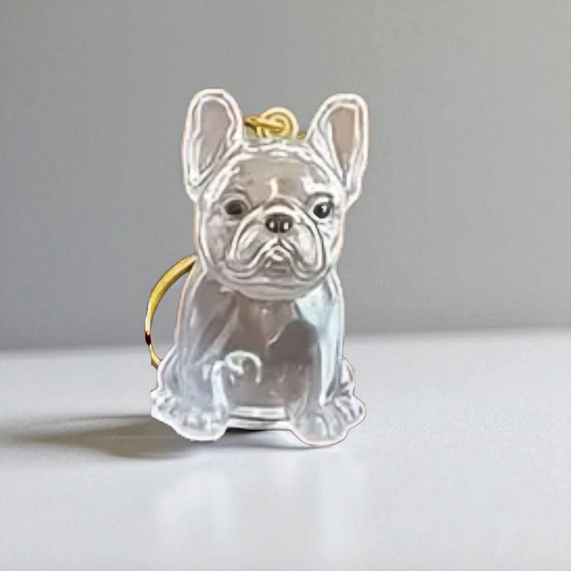 Gedenksleutelhanger Hond – Voor plukje vacht of een kleine hoeveelheid as - Aandenken Huisdier - Herinneringssleutelhanger Hond – Gedenkhanger Hond – Stevig Kunststof – Voor Vacht, As of Aandenken Hond
