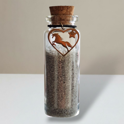 Gedenkflasche - Pferd 