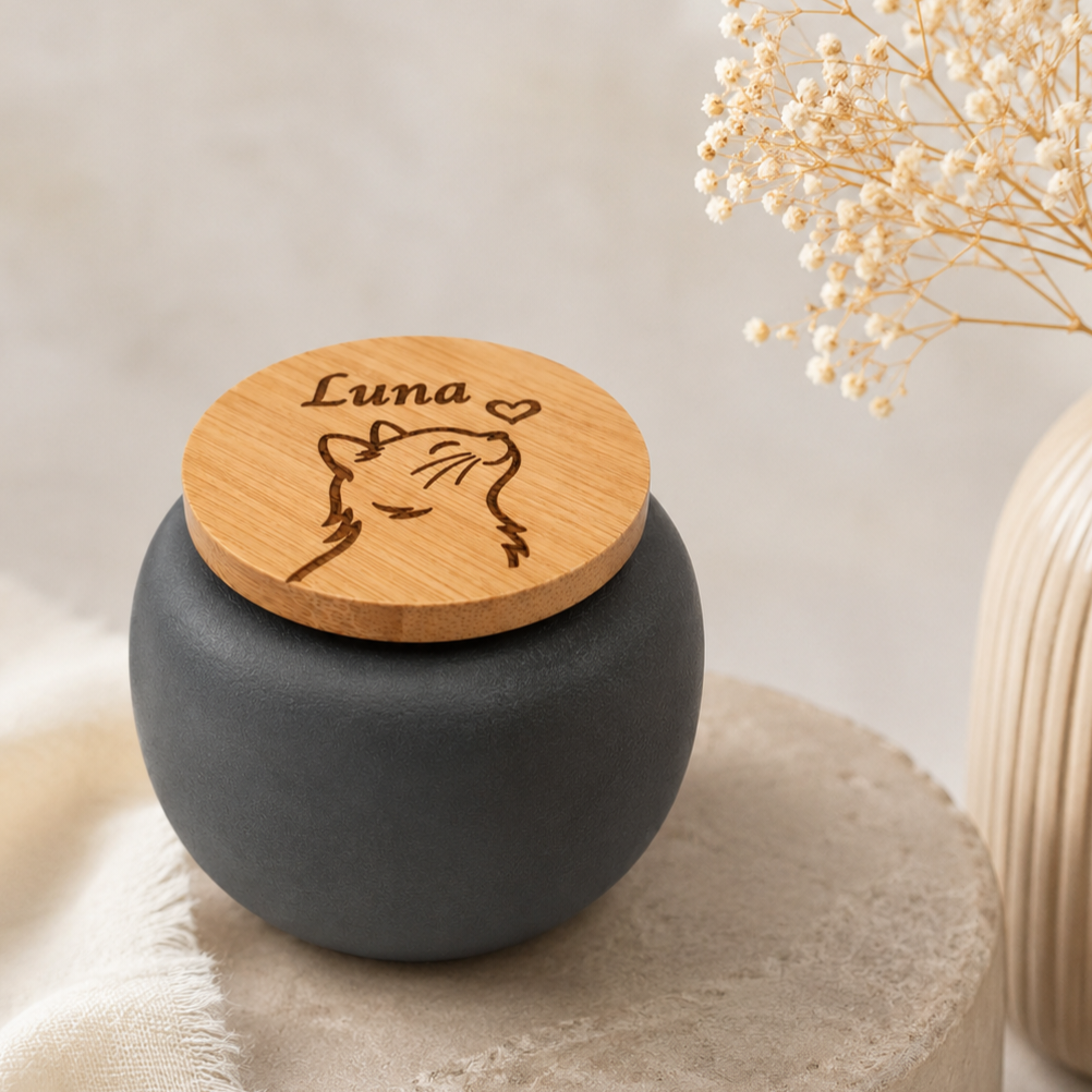 Urn - Gegraveerde deksel - 150 ML