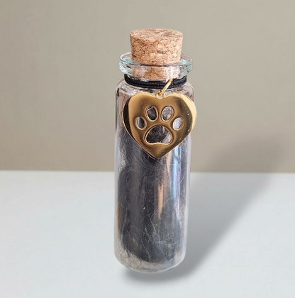 Gedenkflasche - Gold, Silber und Schwarz 