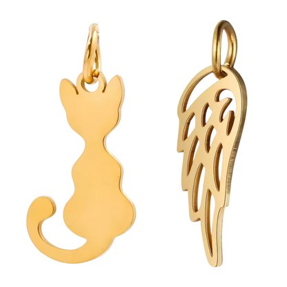 Bewaar as, haar of snorharen van je kat in een stijlvol memorial flesje met hangers.