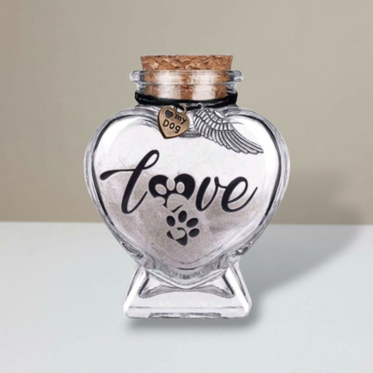 Gedenkflasche - Liebe - Katze