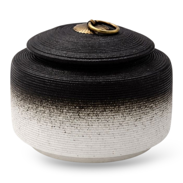 Urne Schwarz/Weiß - 660 ml