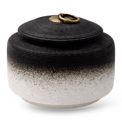 Urne Schwarz/Weiß - 660 ml