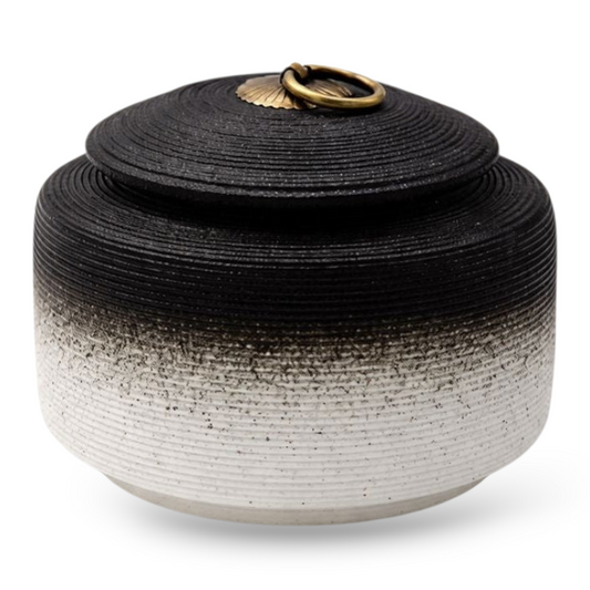 Urne Schwarz/Weiß - 660 ml