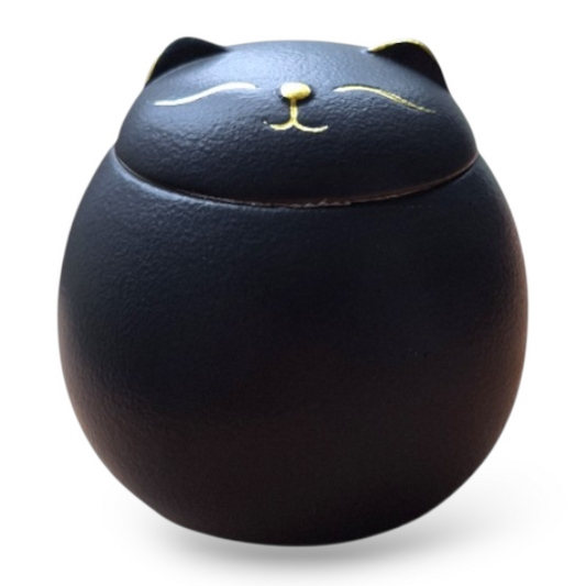Urnenkatze – 125 ml – Schwarz